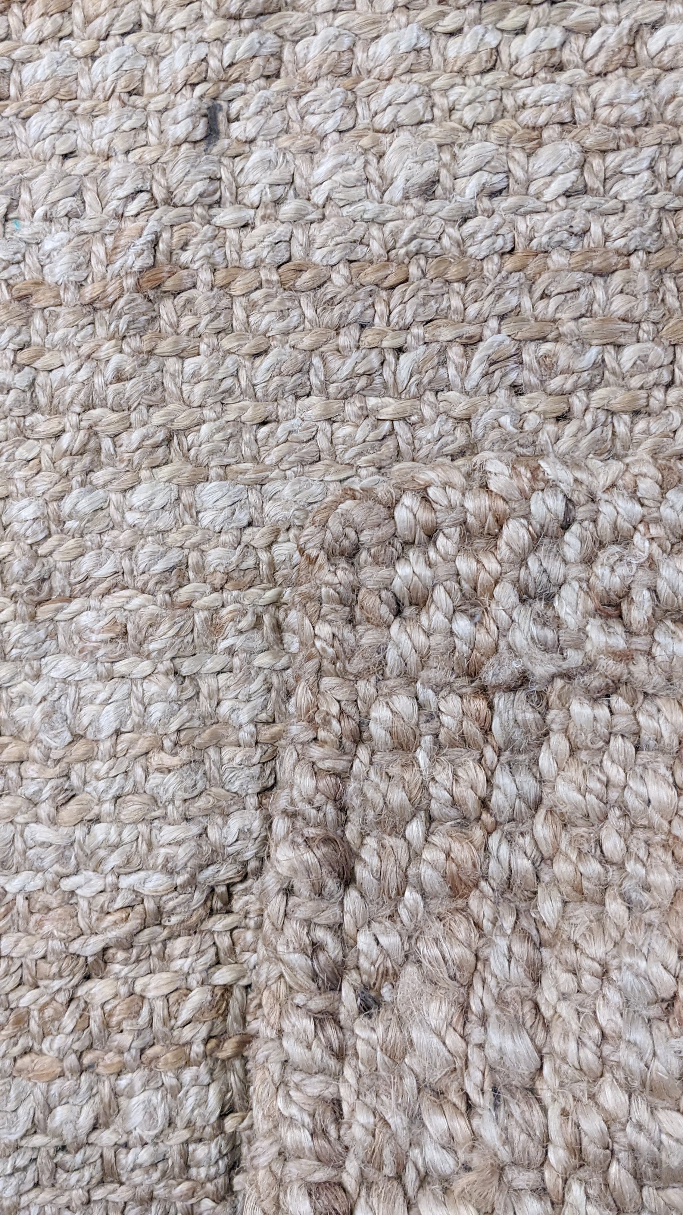 Chunky Natural Jute Runner - 186 × 61 cm