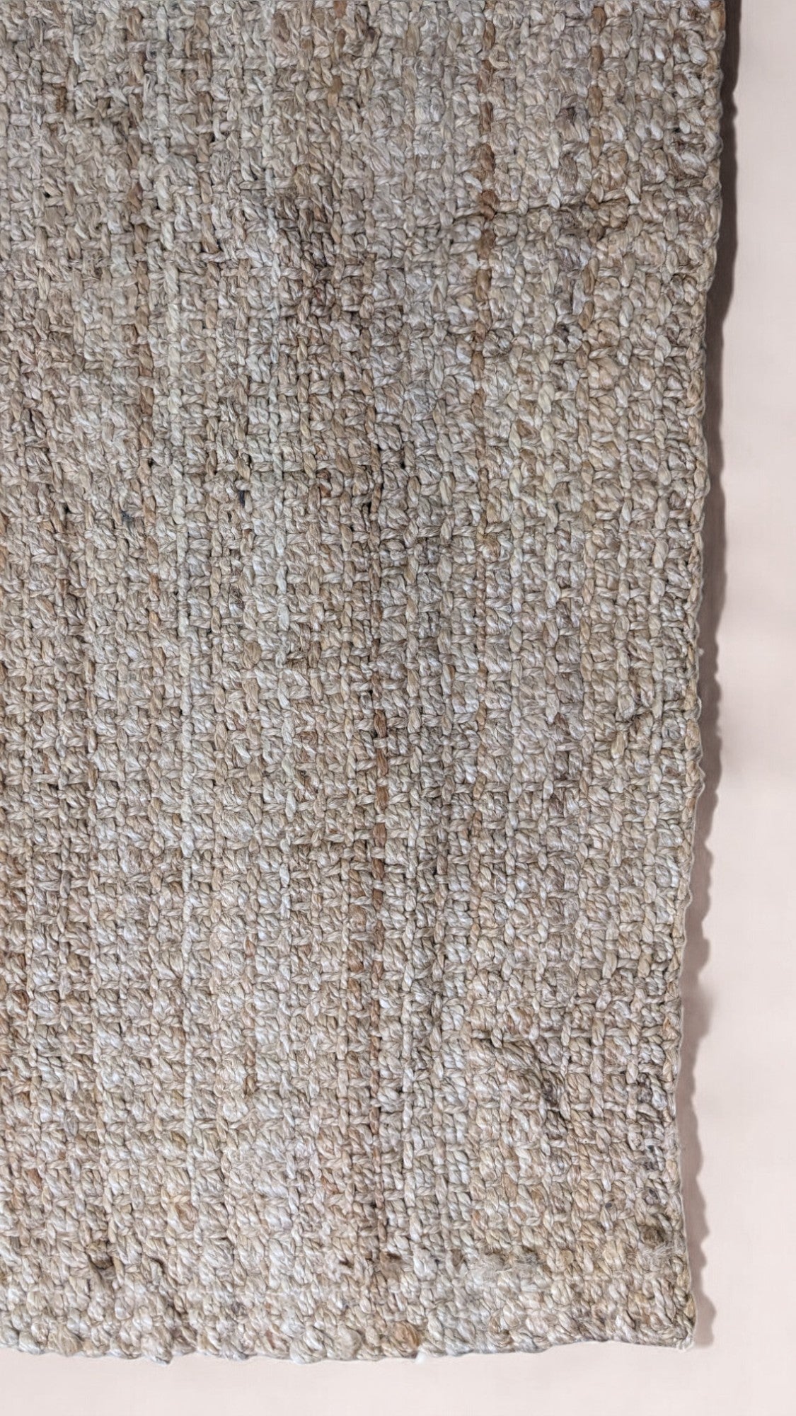 Chunky Natural Jute Runner - 186 × 61 cm