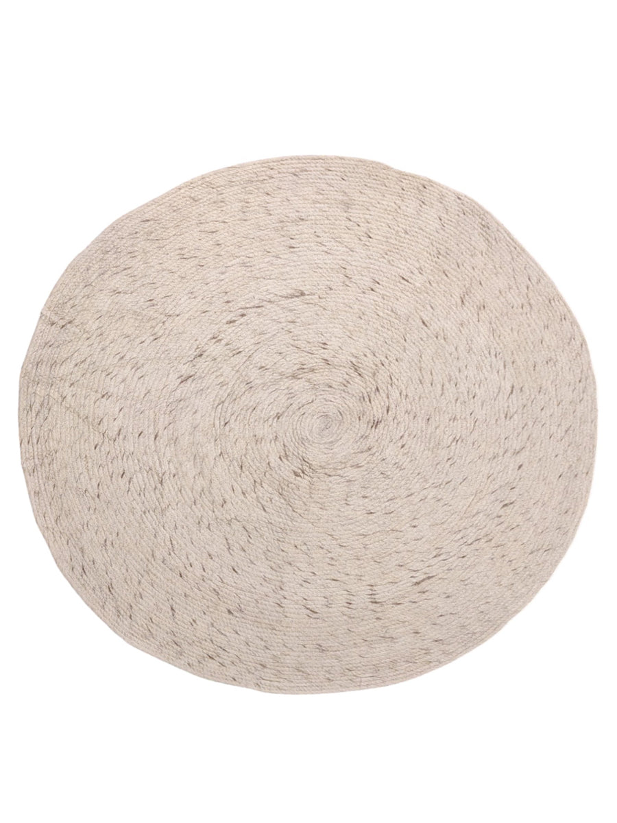 Braided Overdyed Jute Rug - 122 x 122 cm