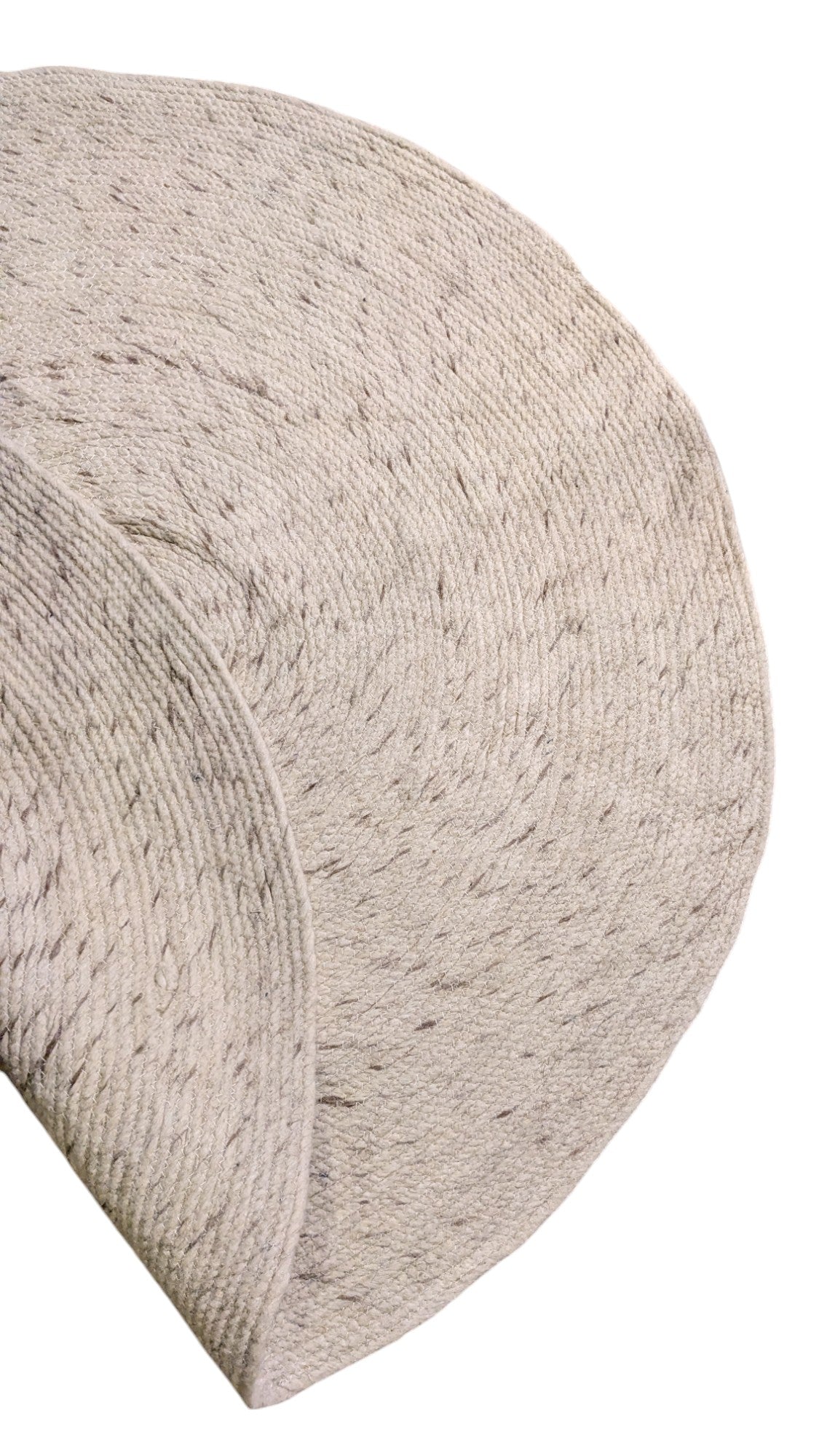 Braided Overdyed Jute Rug - 122 x 122 cm