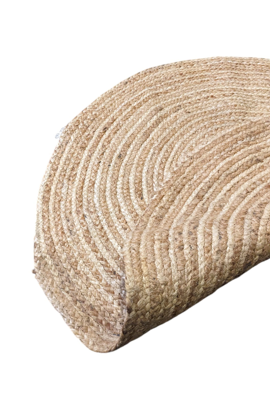 Braided Natural Jute Rug - 85 x 85 cm