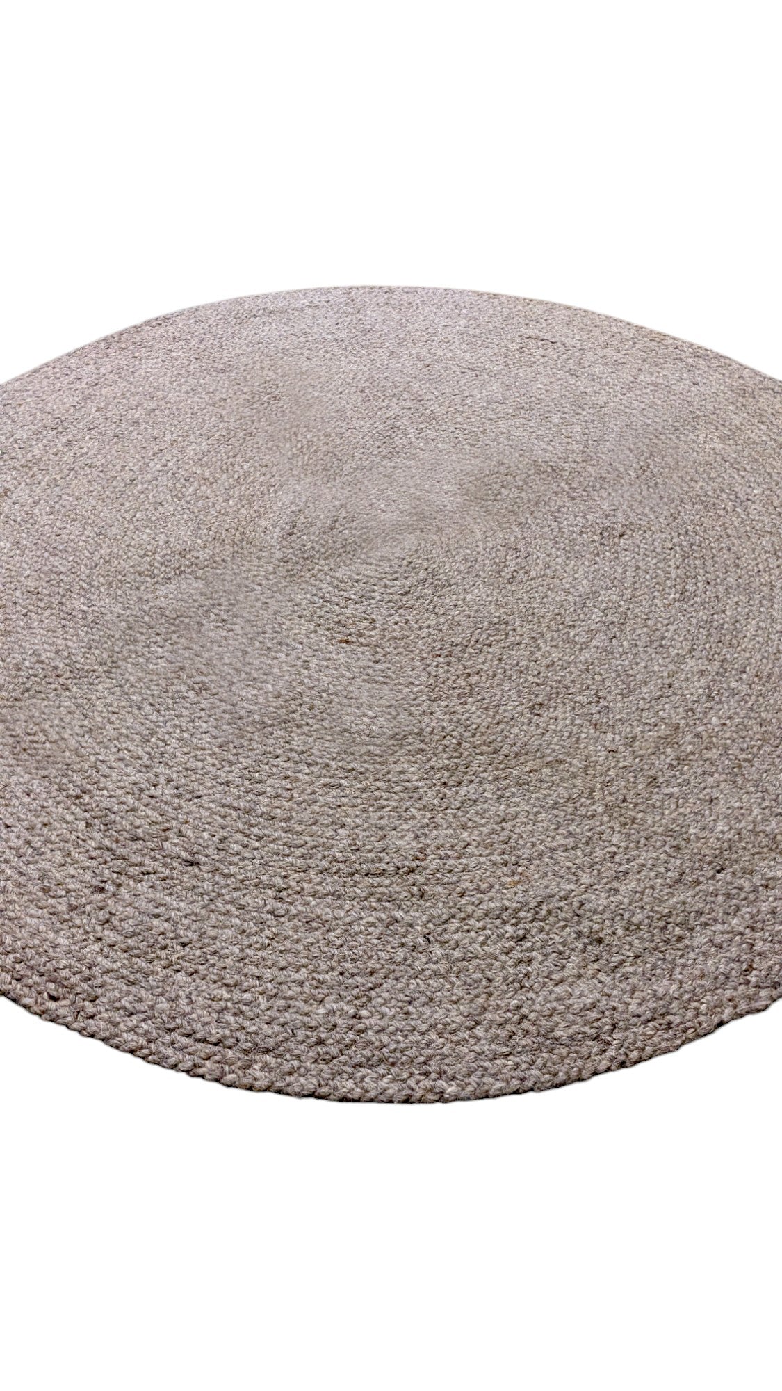 Braided Overdyed Jute Rug - 162 x 162 cm