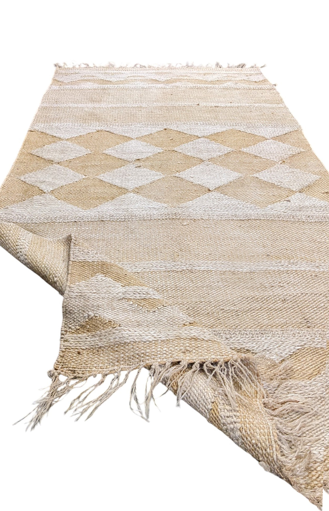 Flatweave Natural Jute Runner - 247 × 126 cm
