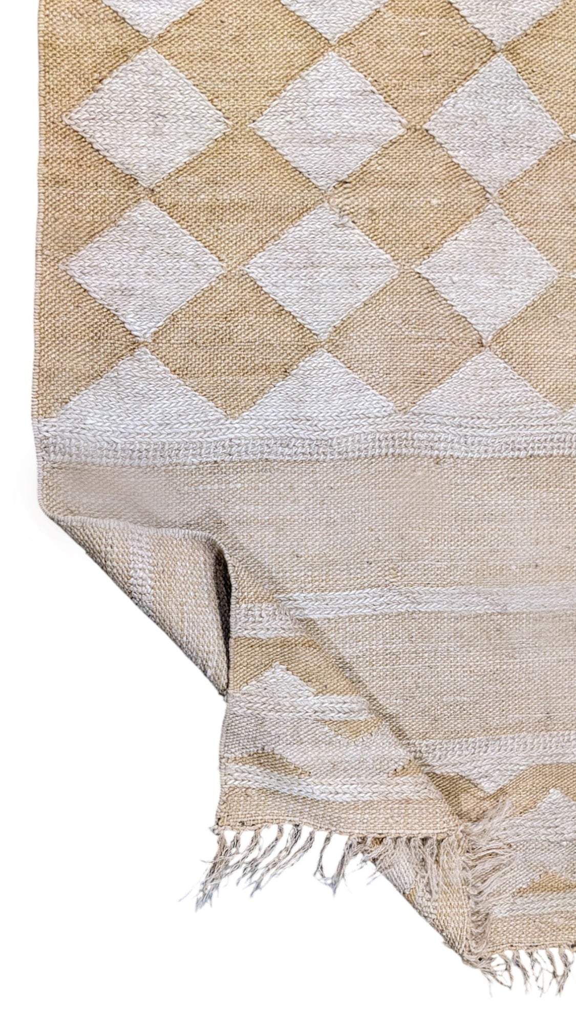 Flatweave Natural Jute Runner - 247 × 126 cm