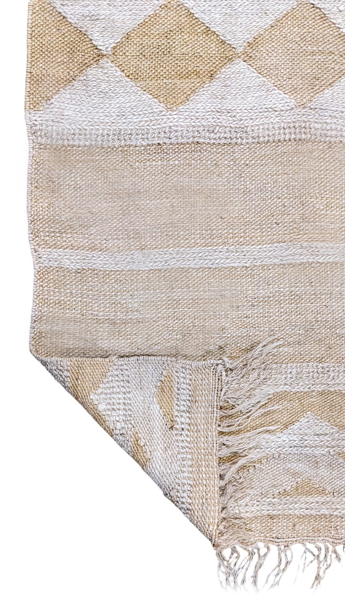 Flatweave Natural Jute Runner - 247 × 126 cm