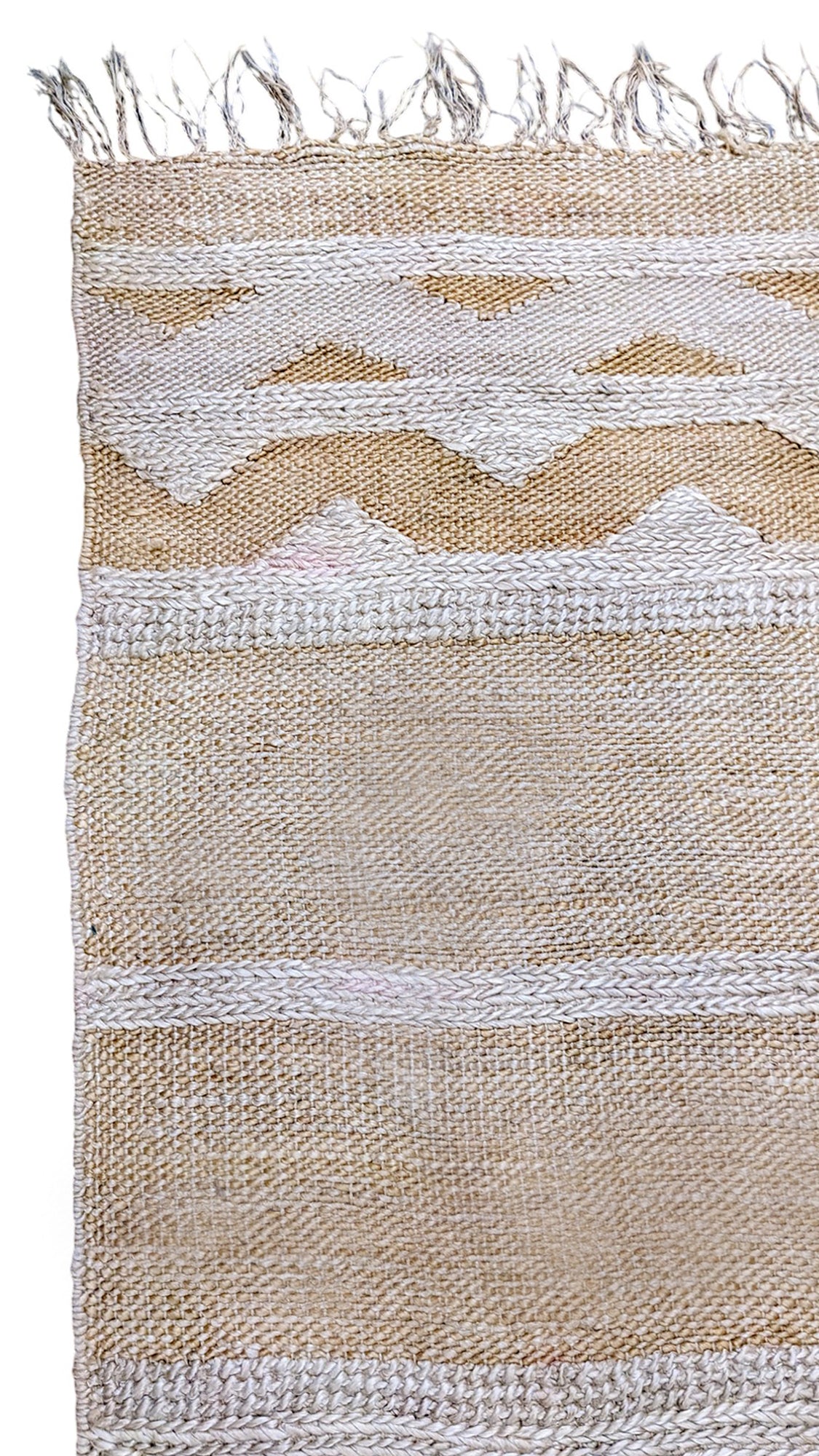 Flatweave Natural Jute Runner - 247 × 126 cm