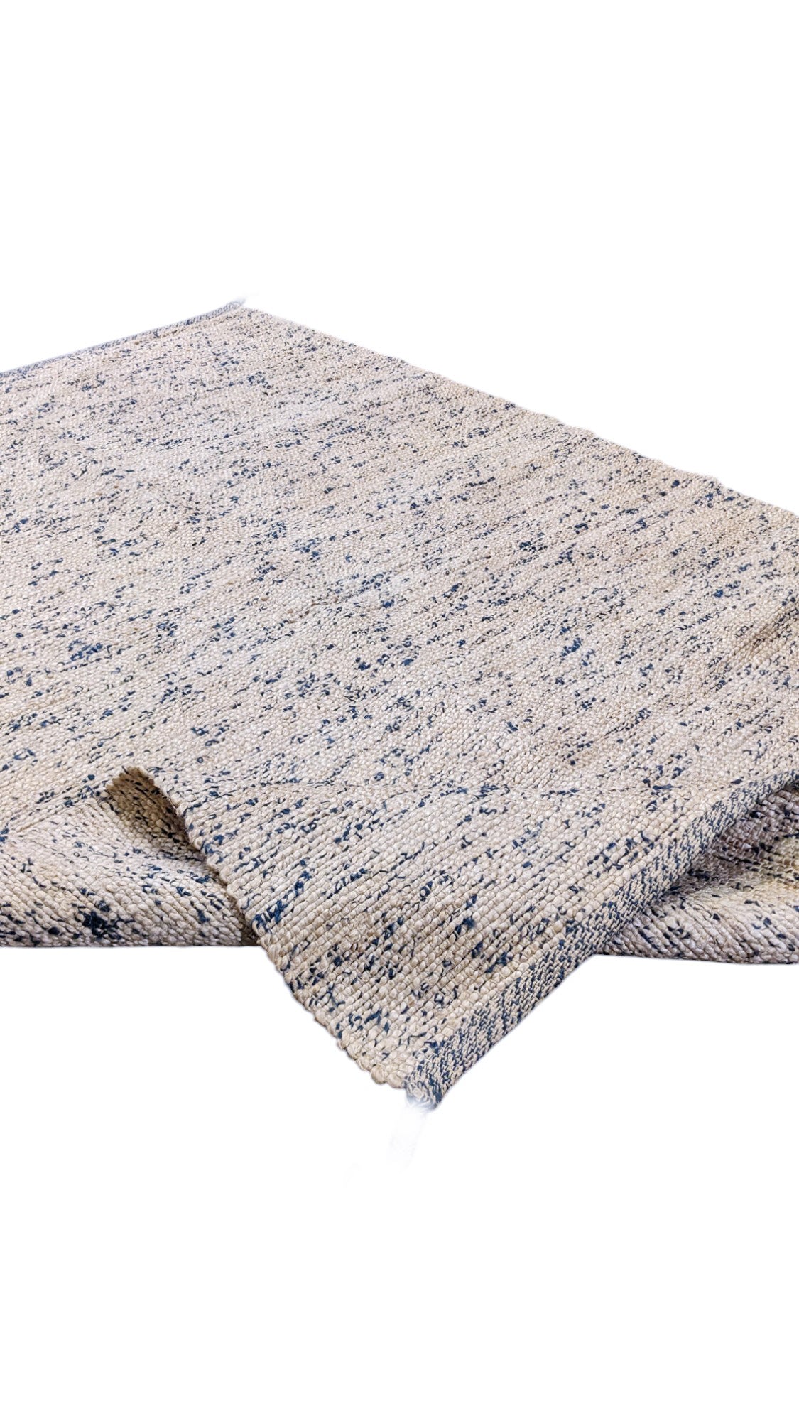 Flatweave Natural Jute Rug - 195 × 134 cm