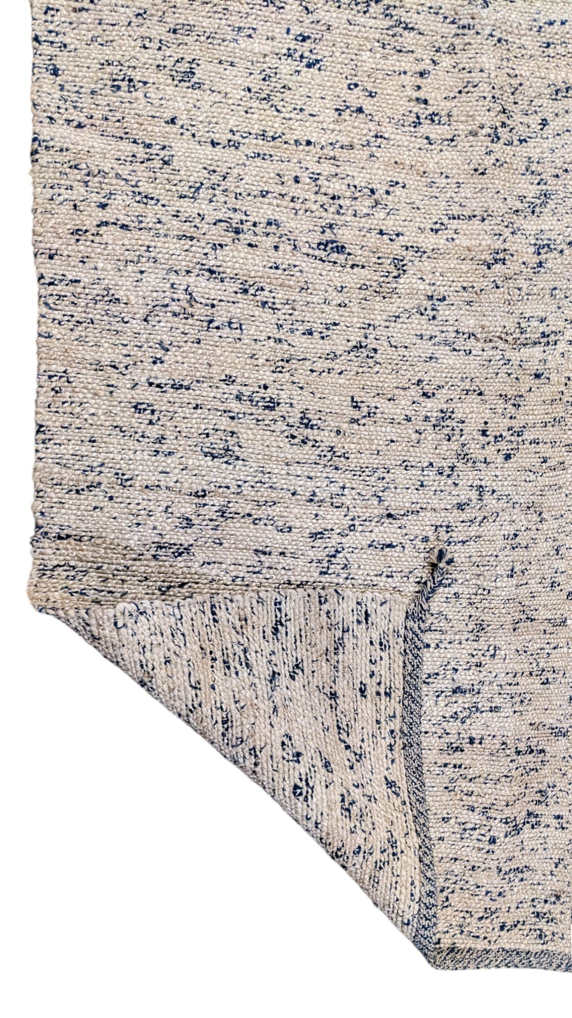 Flatweave Natural Jute Rug - 195 × 134 cm