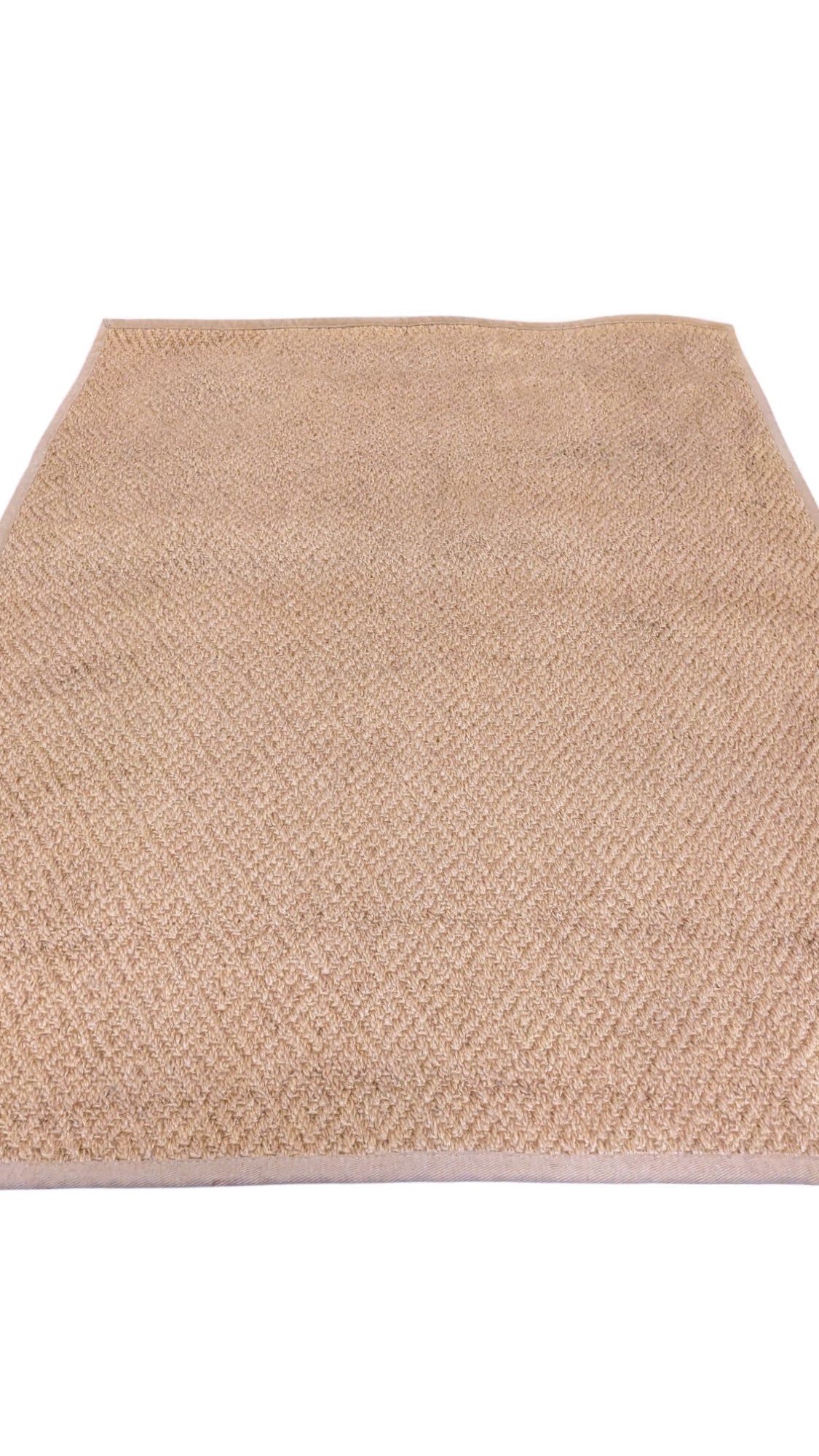 Loop Natural Jute Rug - 183 × 128 cm