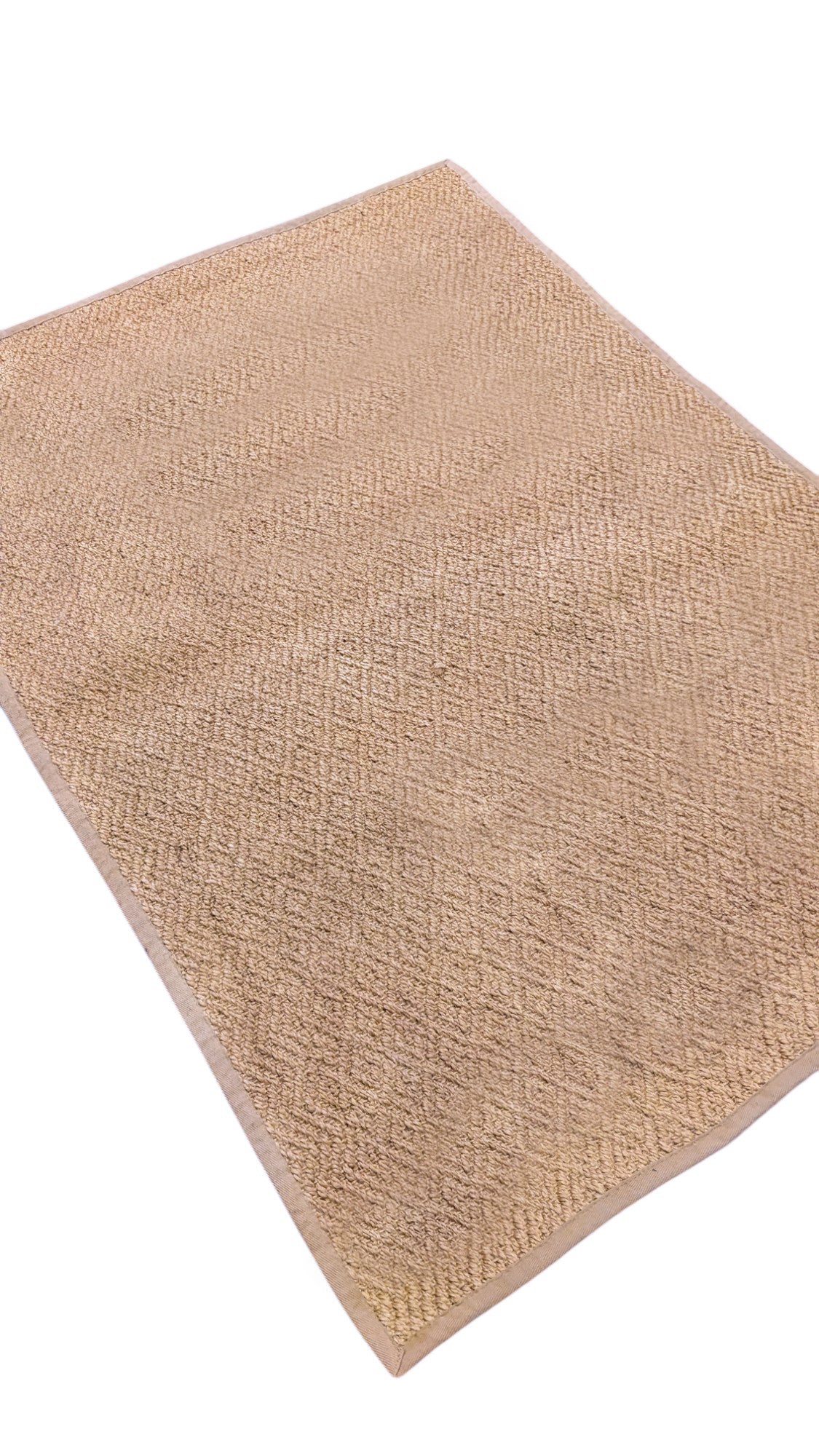 Loop Natural Jute Rug - 183 × 128 cm