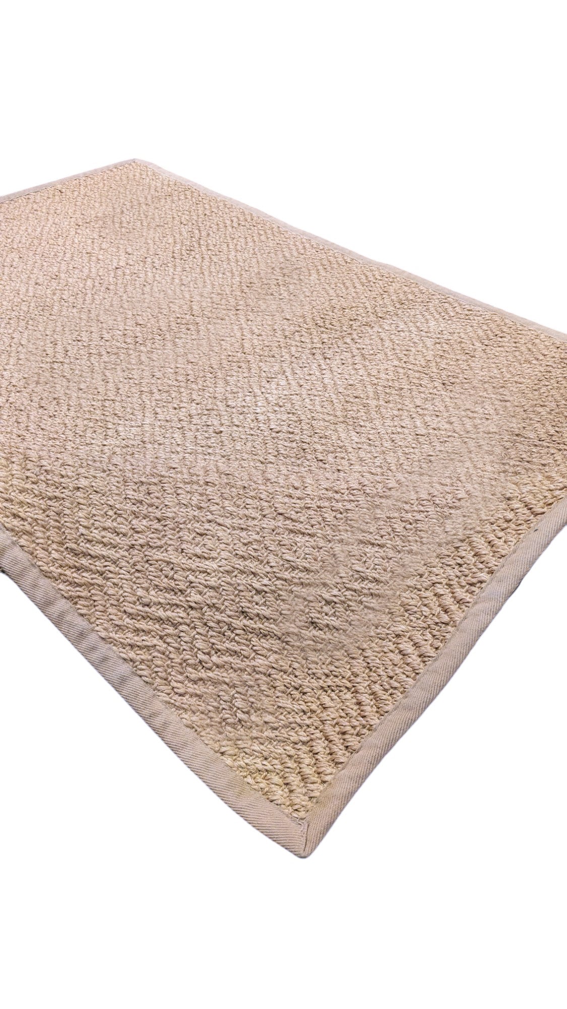 Loop Natural Jute Rug - 183 × 128 cm