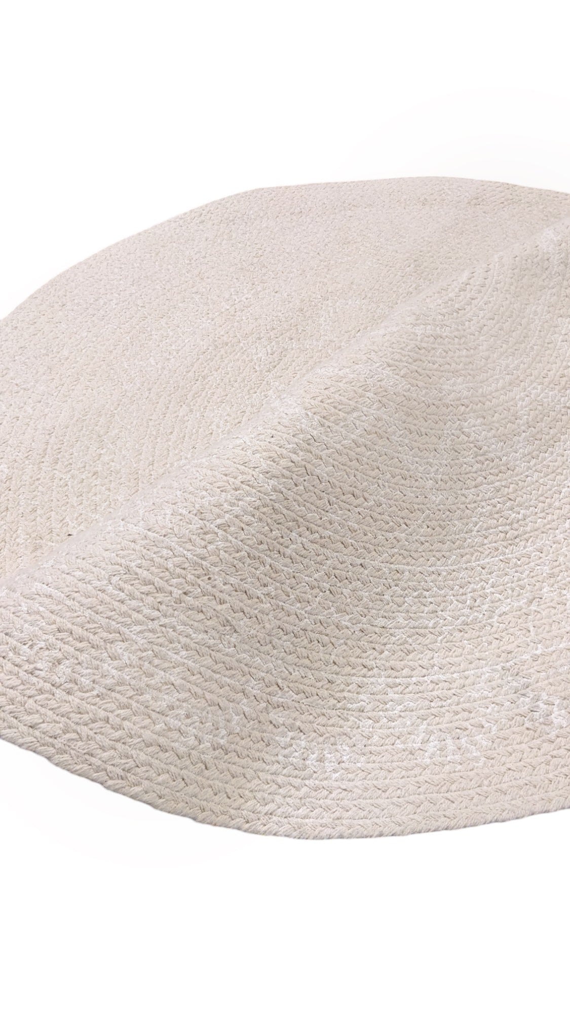 Braided Natural Jute Rug - 101 x 101 cm