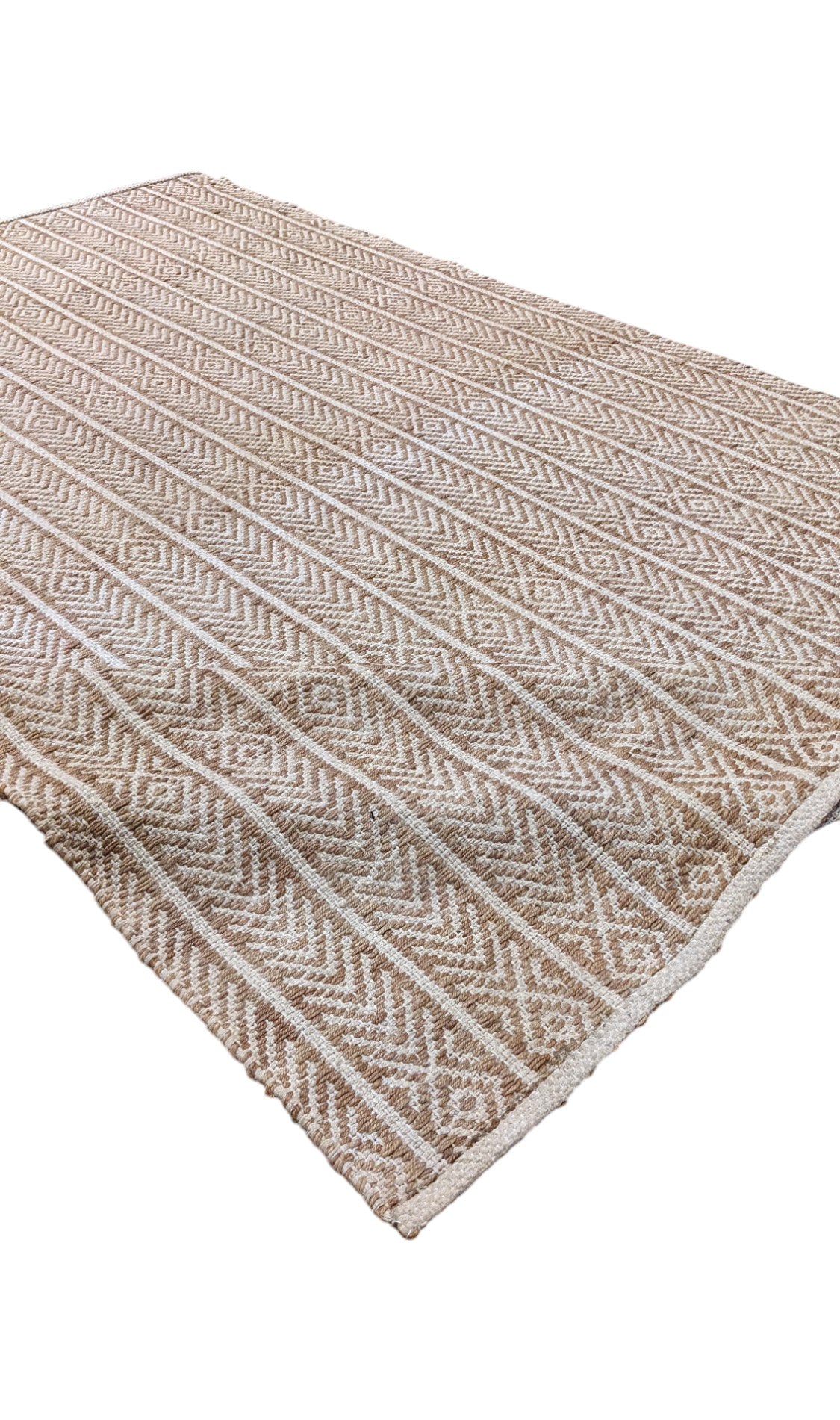 Loop Natural Jute Rug - 186 × 146 cm