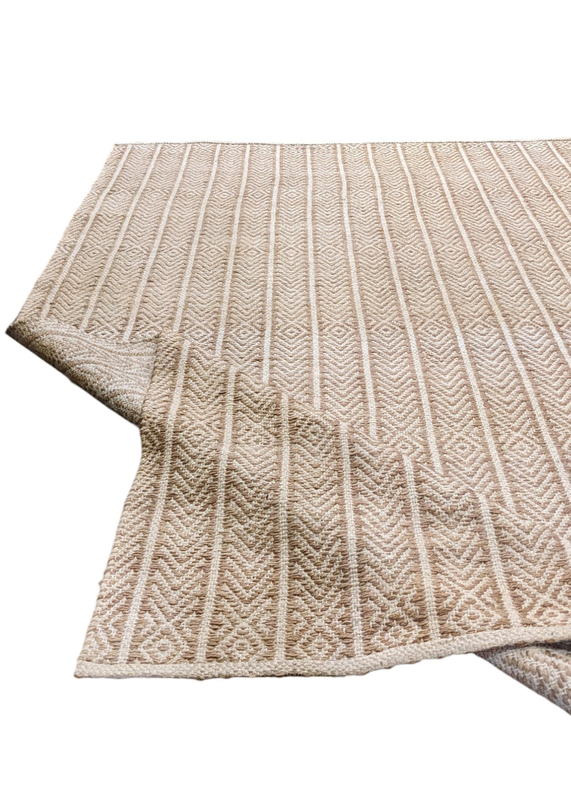 Loop Natural Jute Rug - 186 × 146 cm