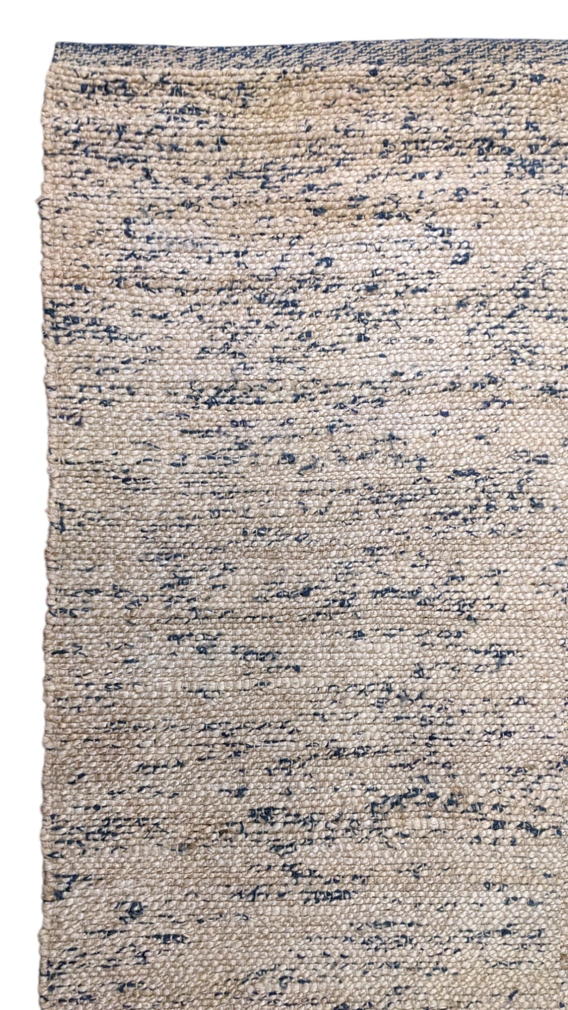 Flatweave Natural Jute Rug - 198 × 134 cm