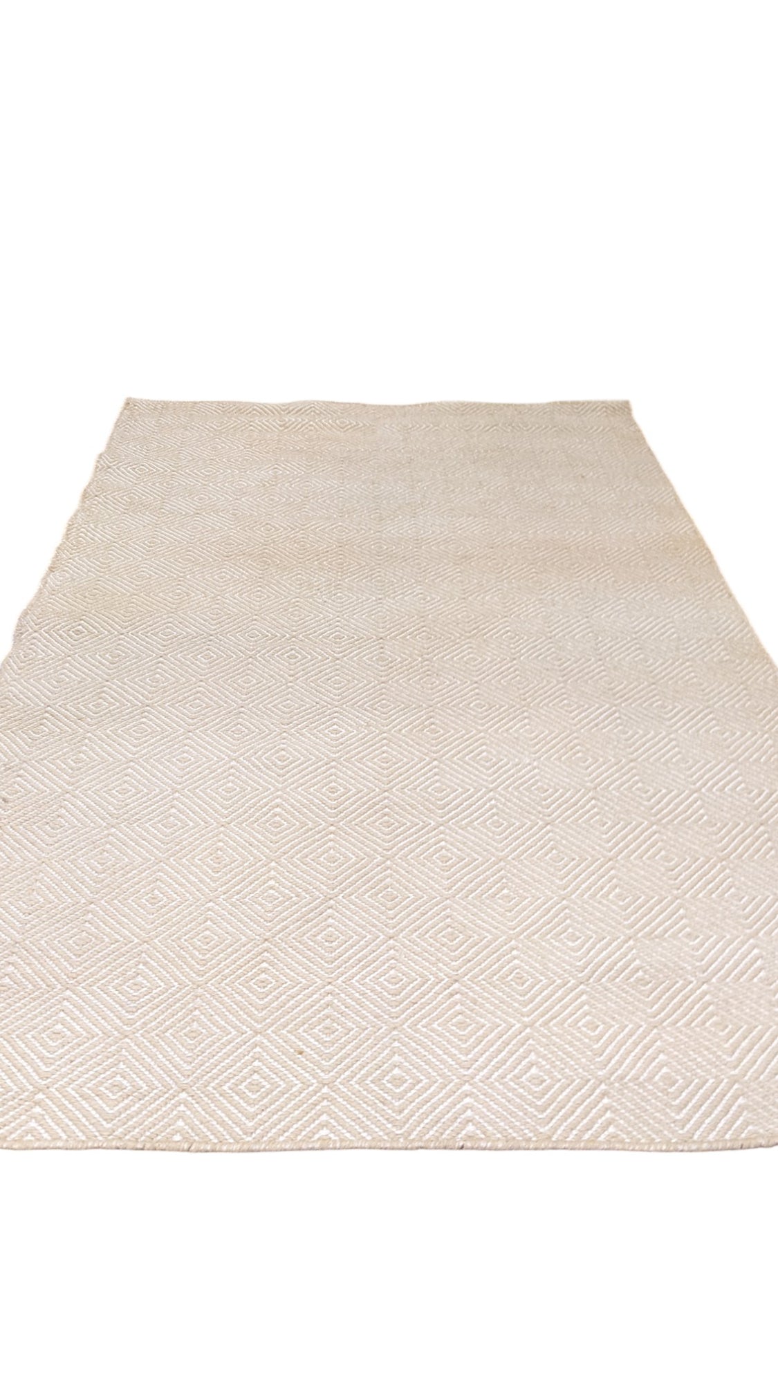 Modern Flatweave Rug - 204 × 94 cm