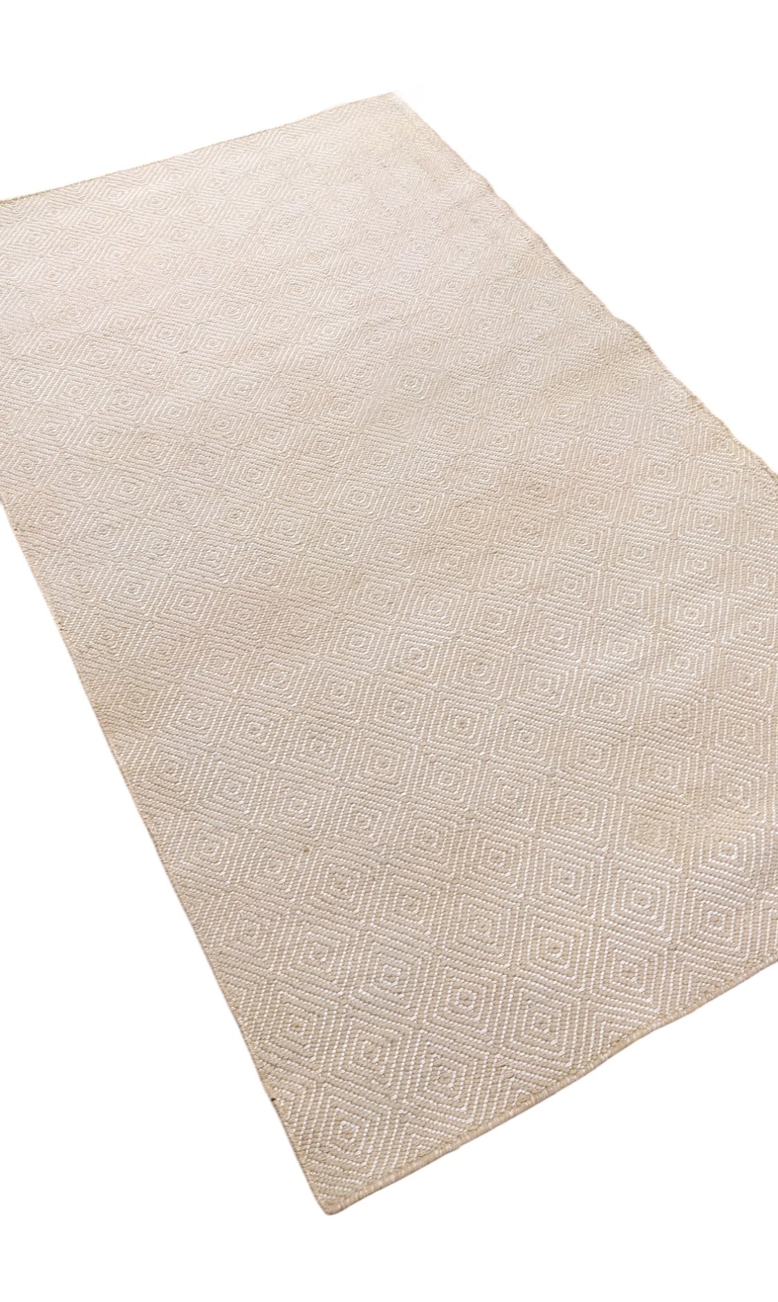 Modern Flatweave Rug - 204 × 94 cm