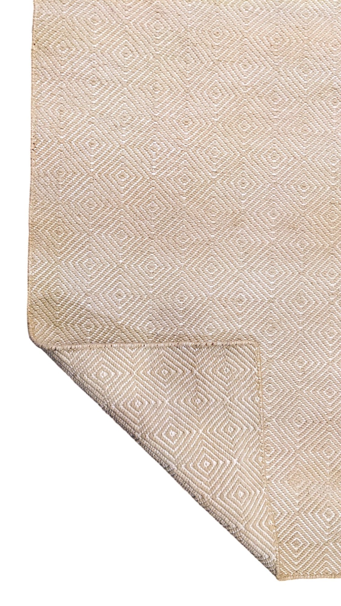 Modern Flatweave Rug - 204 × 94 cm