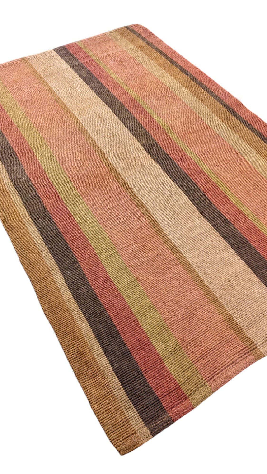Flatweave Overdyed Jute Rug - 235 × 126 cm