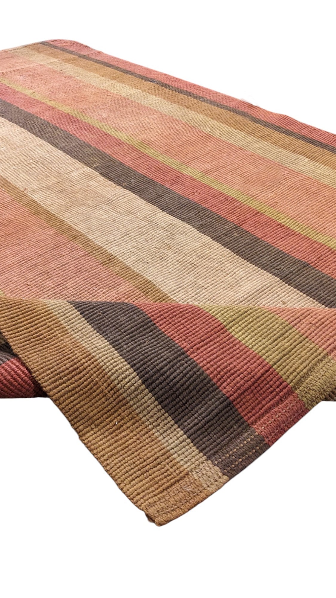 Flatweave Overdyed Jute Rug - 235 × 126 cm
