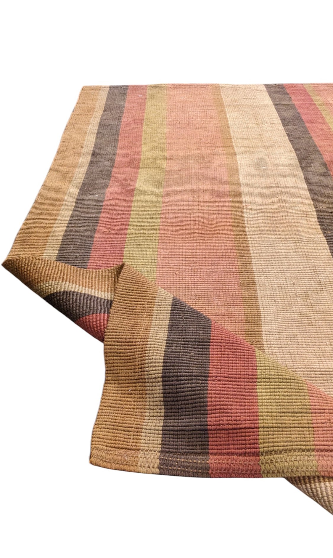 Flatweave Overdyed Jute Rug - 235 × 126 cm