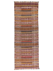 Sumak Afghan Vintage Kilim Runner - Size: 310 × 94 cm