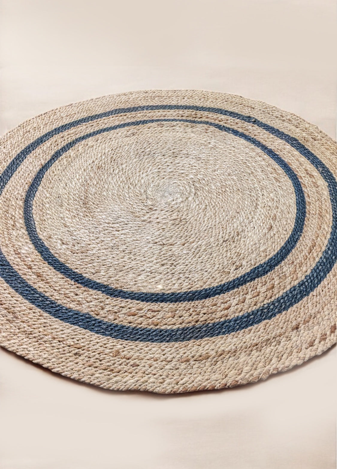 Braided Natural Jute Rug - 152 x 152 cm