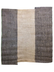 Braided Natural Jute Rug - 207 × 174 cm