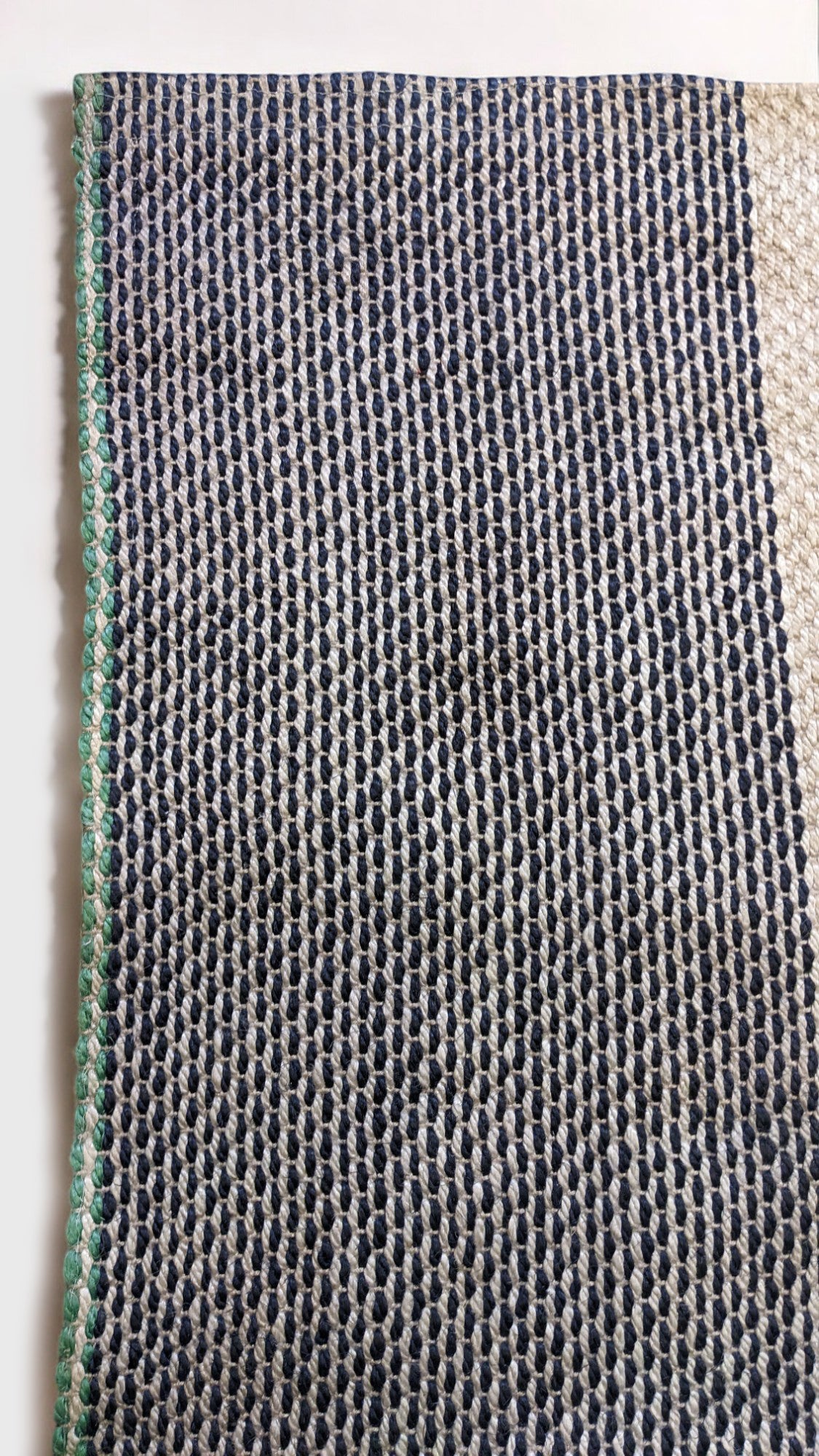 Braided Natural Jute Rug - 207 × 174 cm