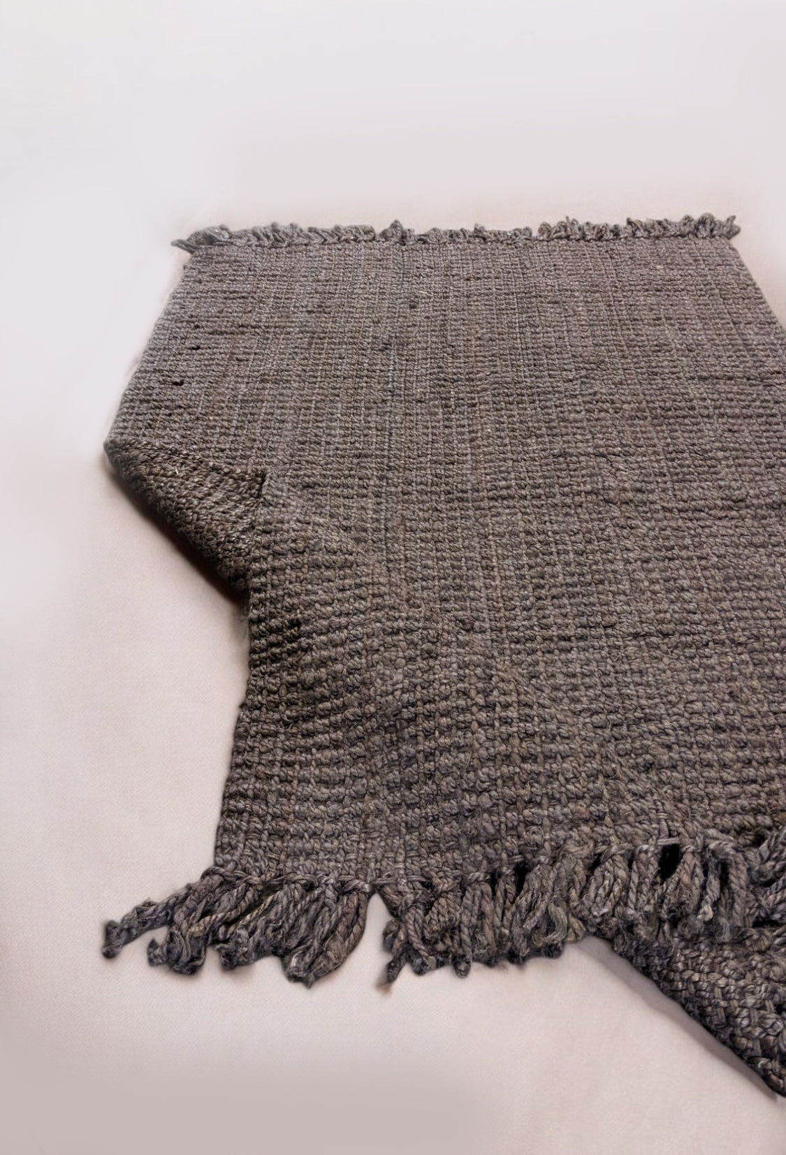 Chunky Overdyed Jute Rug - 158 x 94 cm