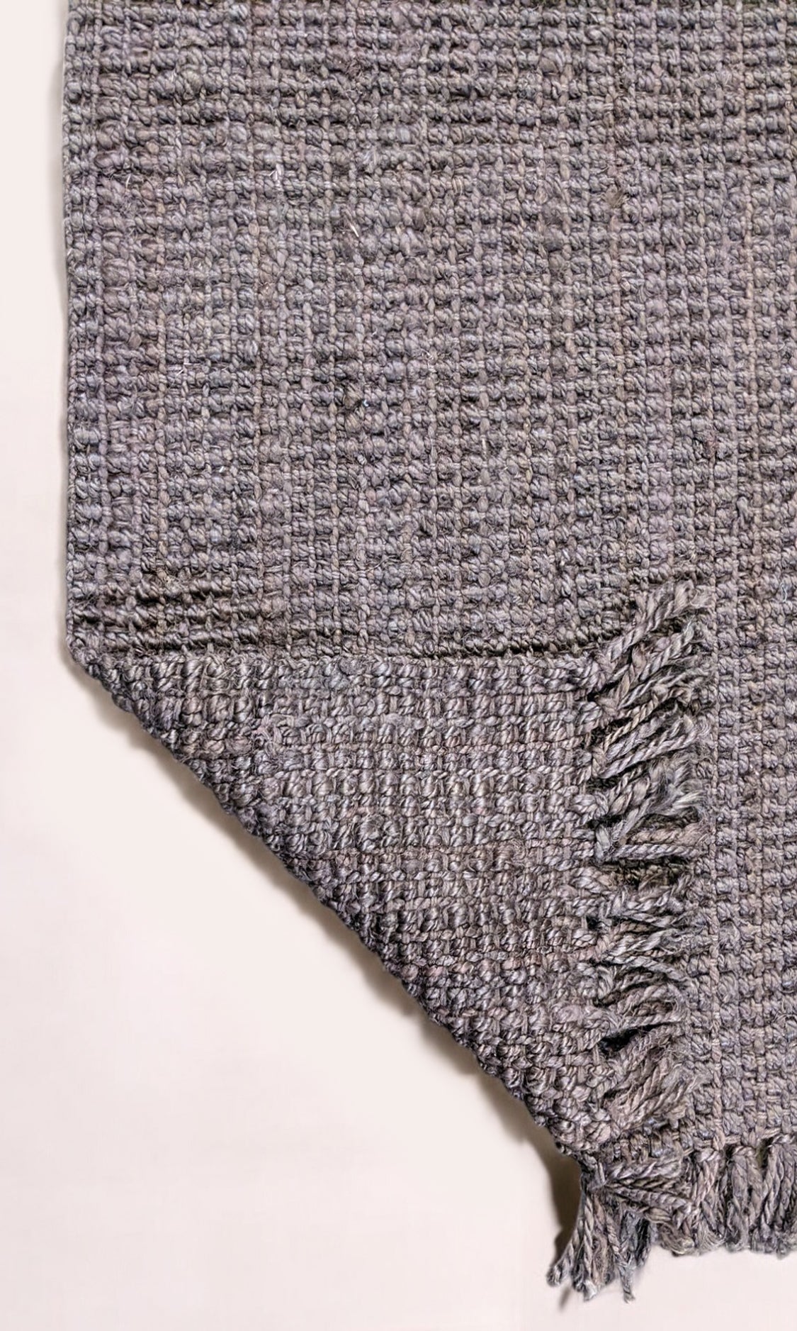 Chunky Overdyed Jute Rug - 158 x 94 cm