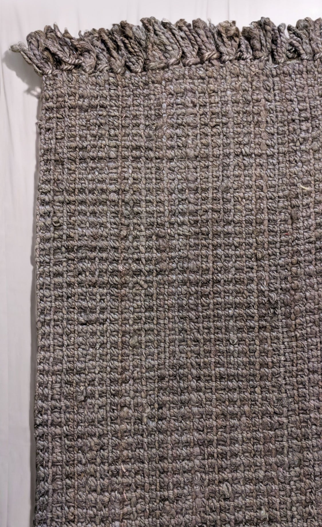 Chunky Overdyed Jute Rug - 158 x 94 cm