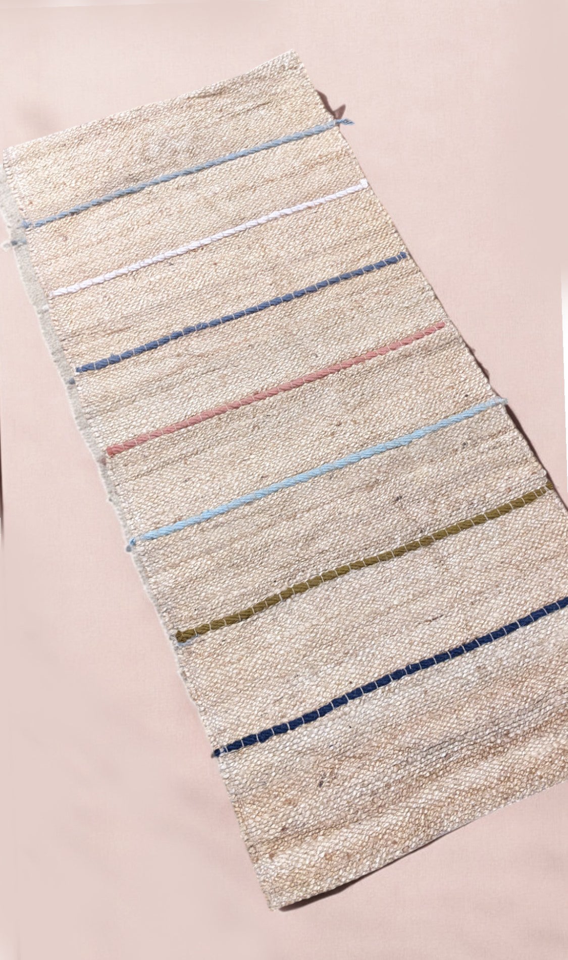 Flatweave Natural Jute Runner - 158 x 73 cm