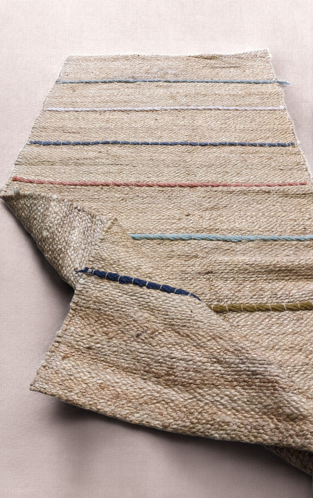Flatweave Natural Jute Runner - 158 x 73 cm