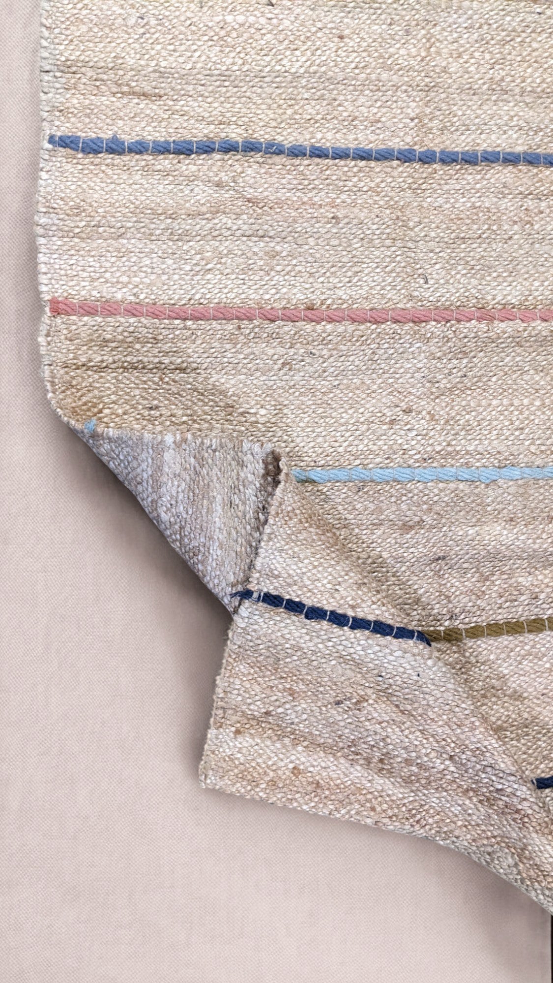 Flatweave Natural Jute Runner - 158 x 73 cm