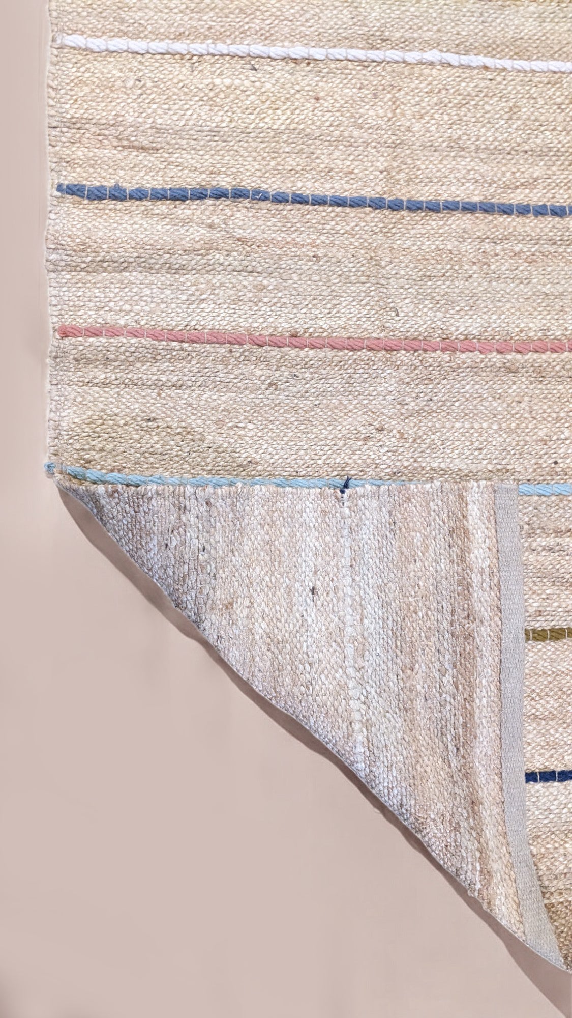 Flatweave Natural Jute Runner - 158 x 73 cm