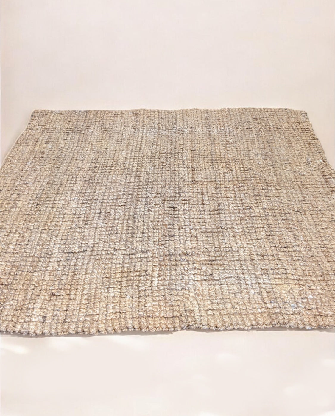Chunky Natural Jute Rug - 186 x 180 cm