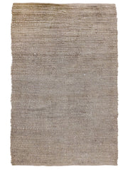 Braided Natural Jute Rug - 201 x 146 cm
