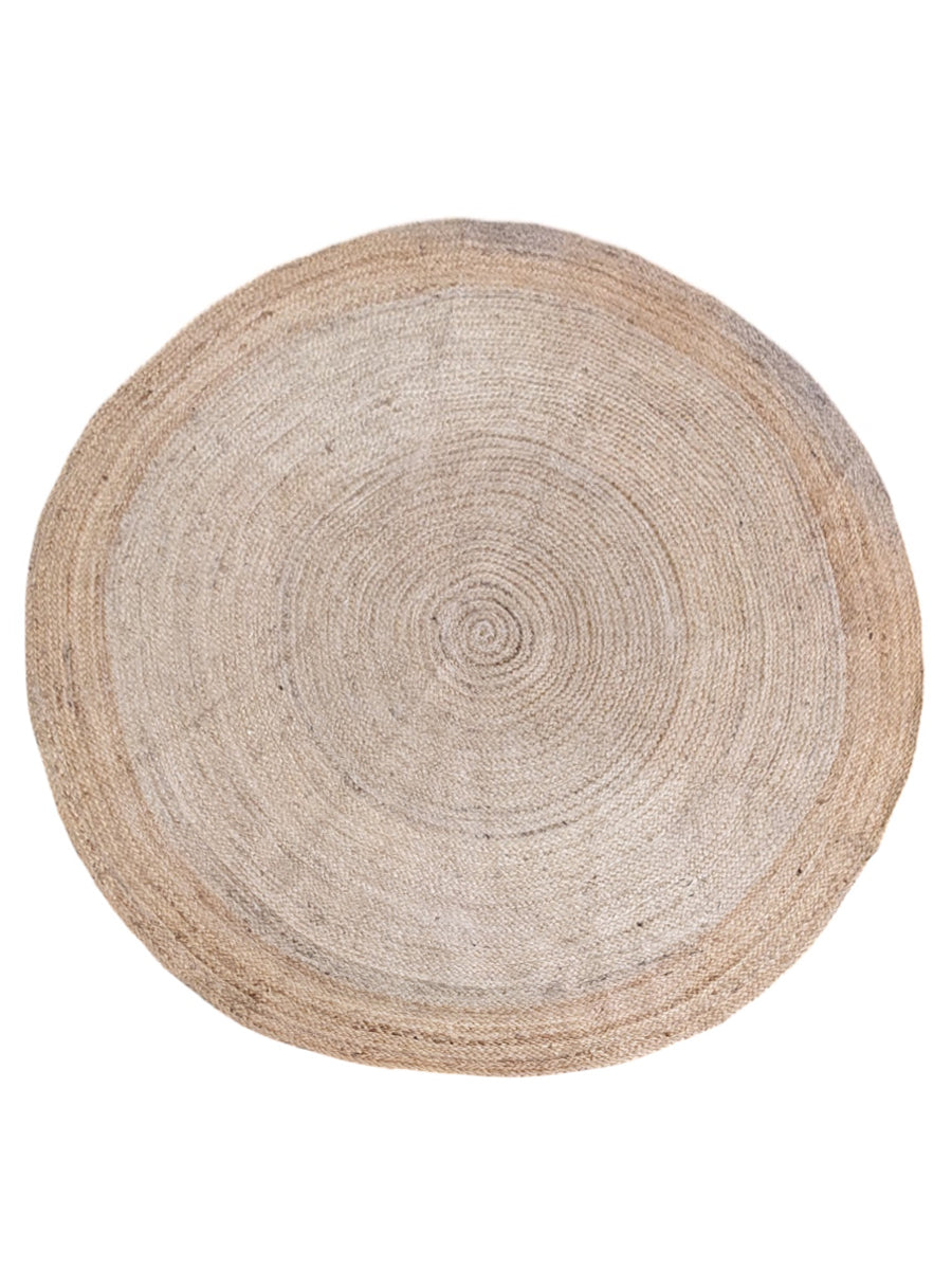 Flatweave Natural Jute Rug - 146 x 146 cm