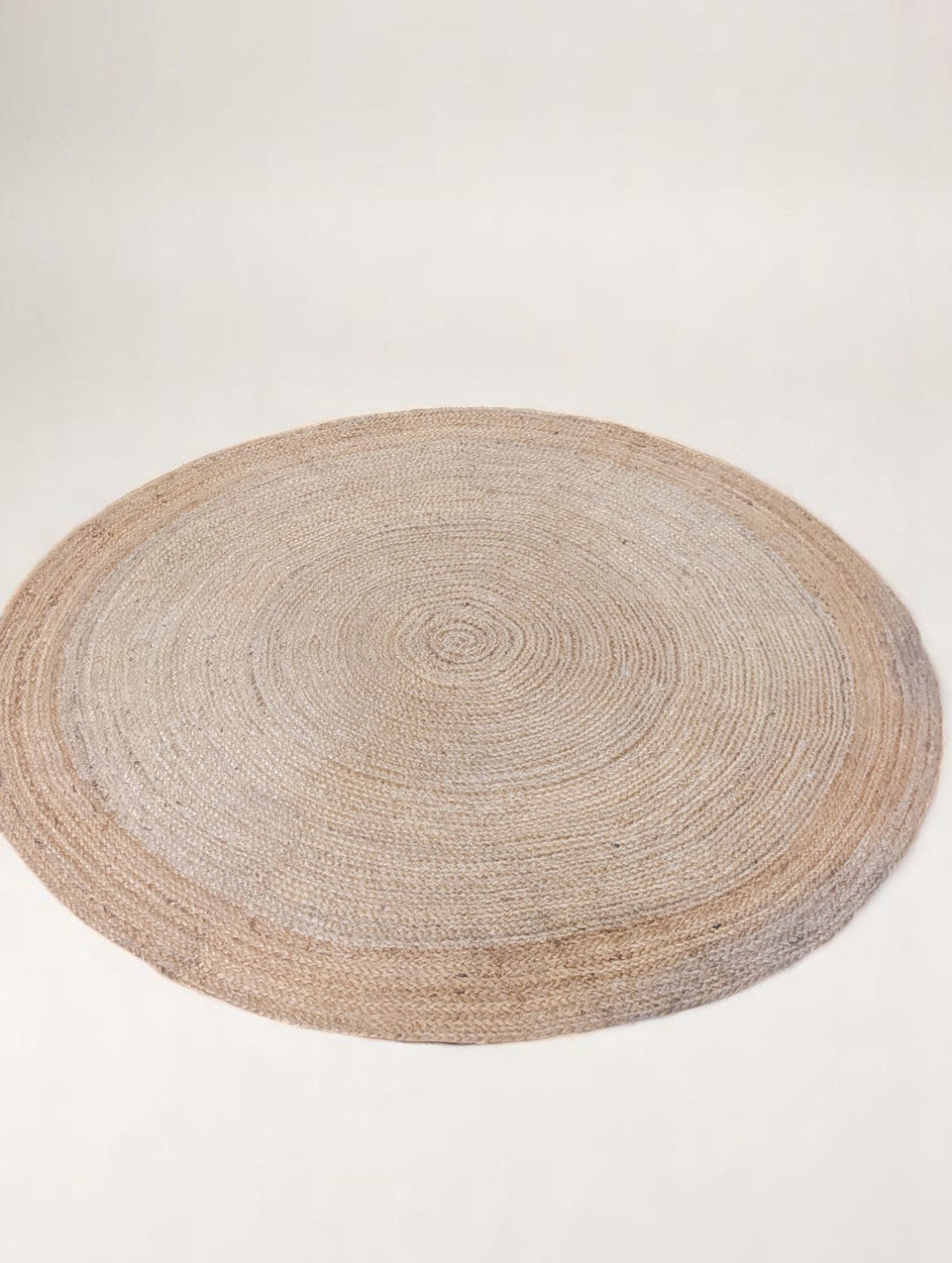 Flatweave Natural Jute Rug - 146 x 146 cm