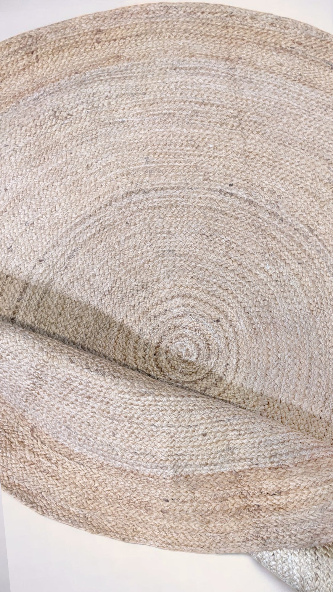 Flatweave Natural Jute Rug - 146 x 146 cm