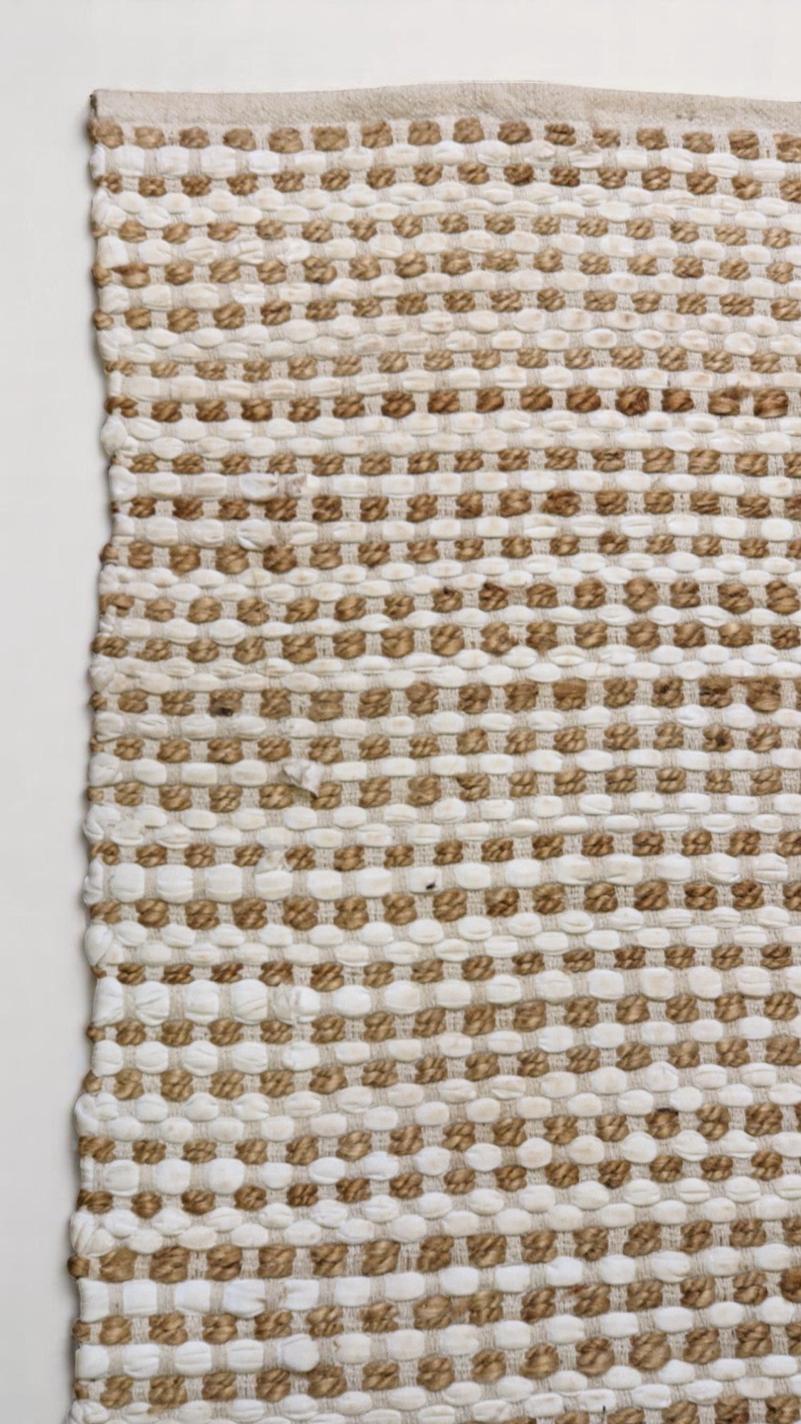 Loop Weave Natural Jute Rug - 183 x 122 cm