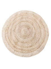 Chunky Natural Jute Rug - 91 x 91 cm