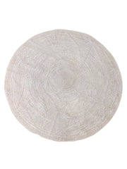 Braided Natural Jute Rug - 122 x 122 cm