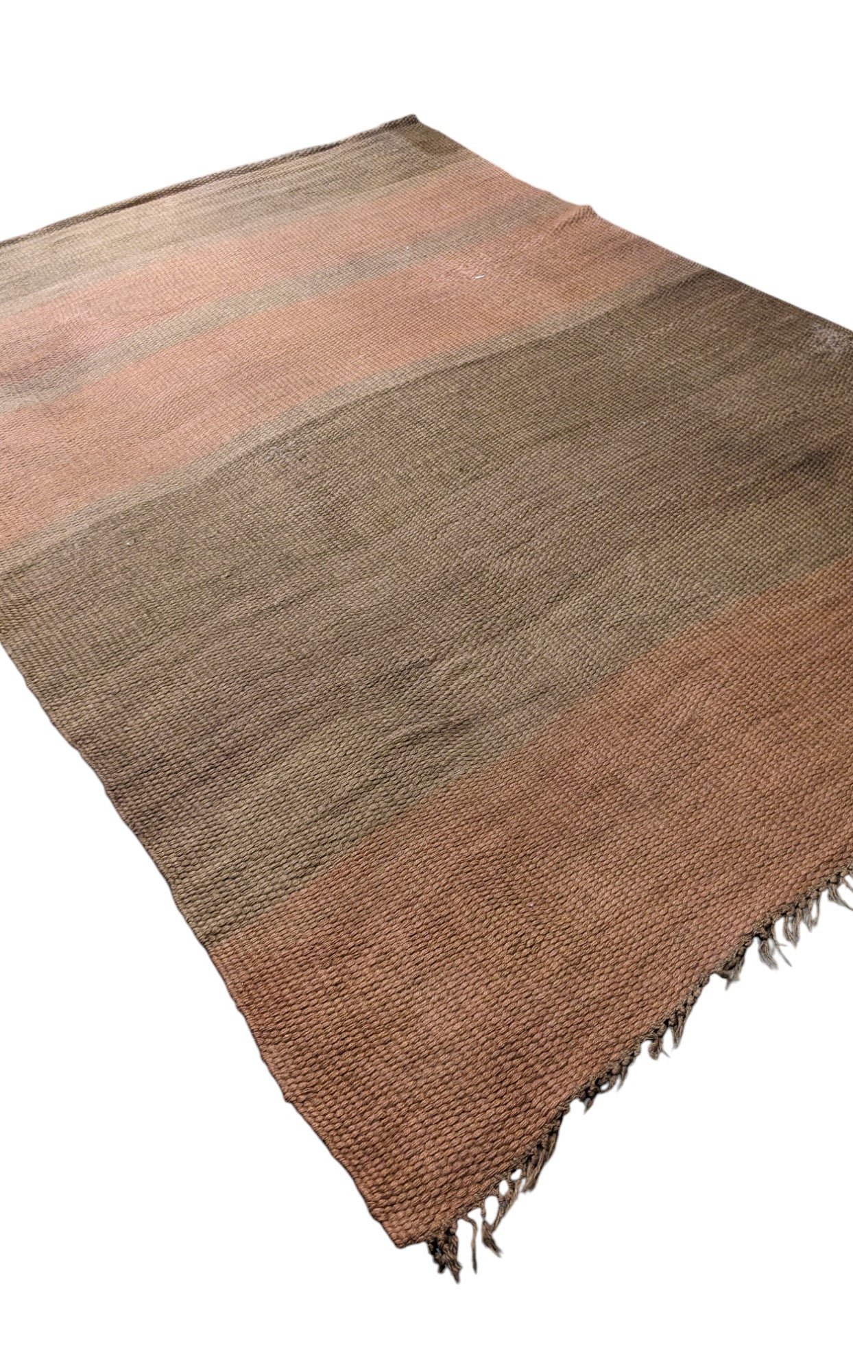 Flatweave Natural Jute Rug - 277 × 156 cm
