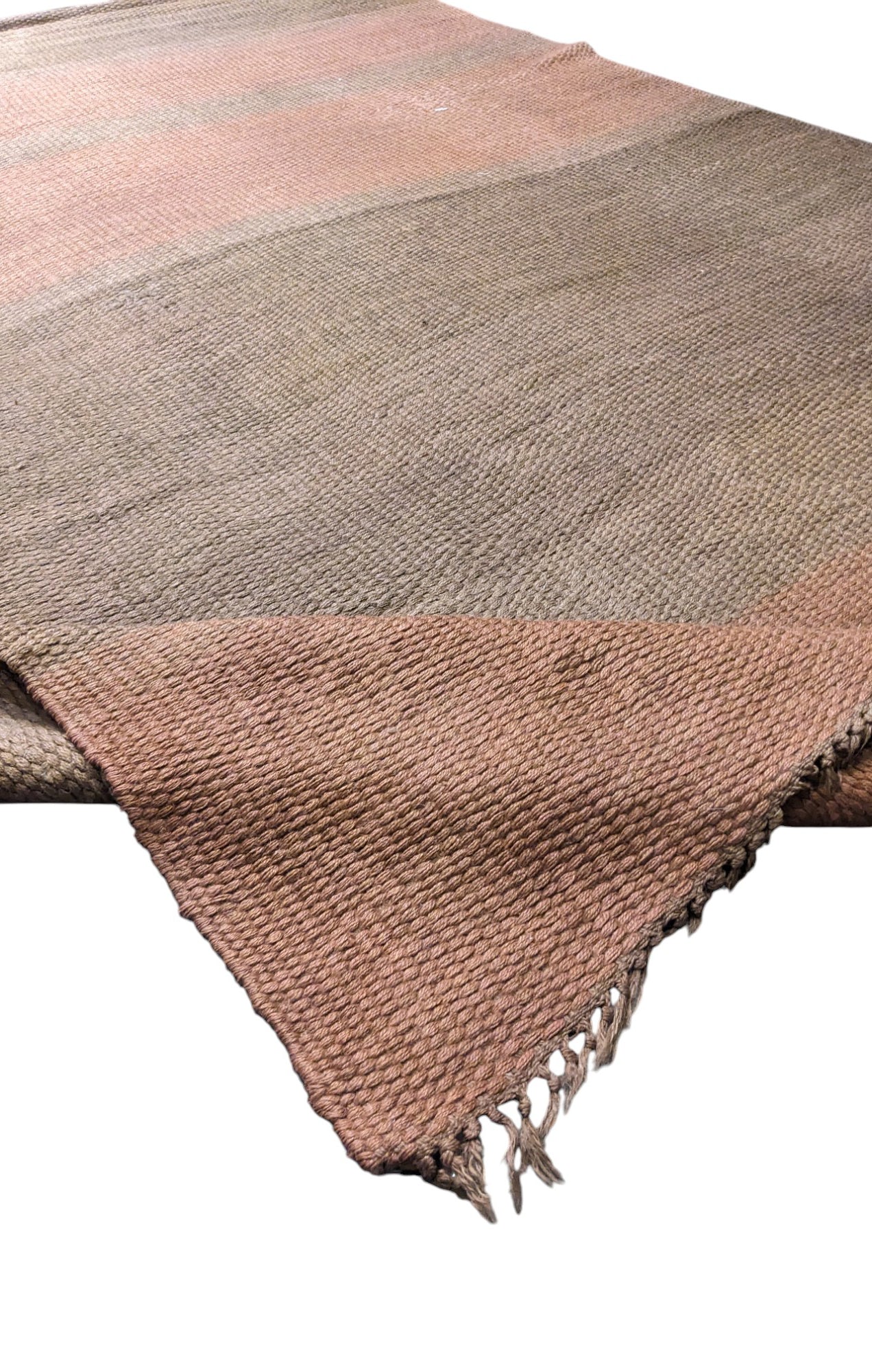 Flatweave Natural Jute Rug - 277 × 156 cm