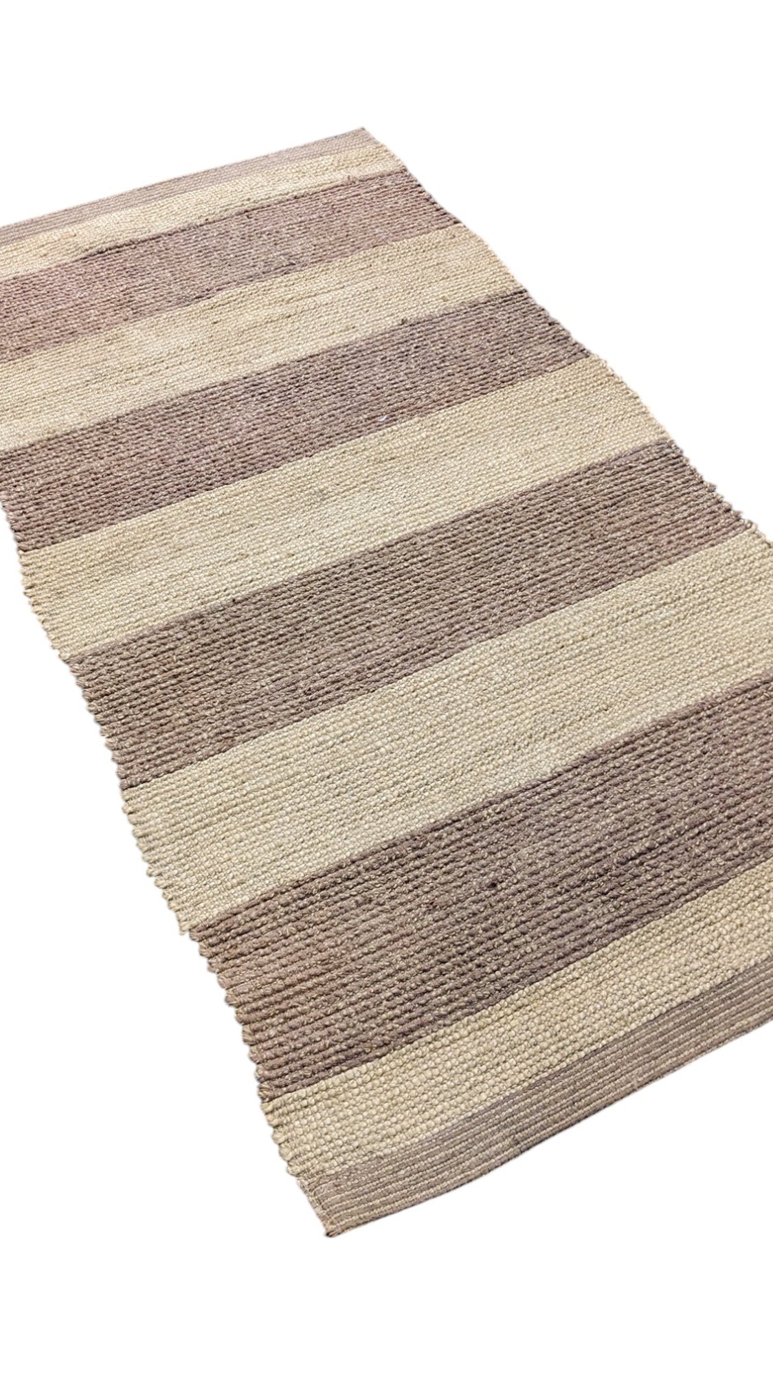 Braided Natural Jute Runner - 152 × 82 cm