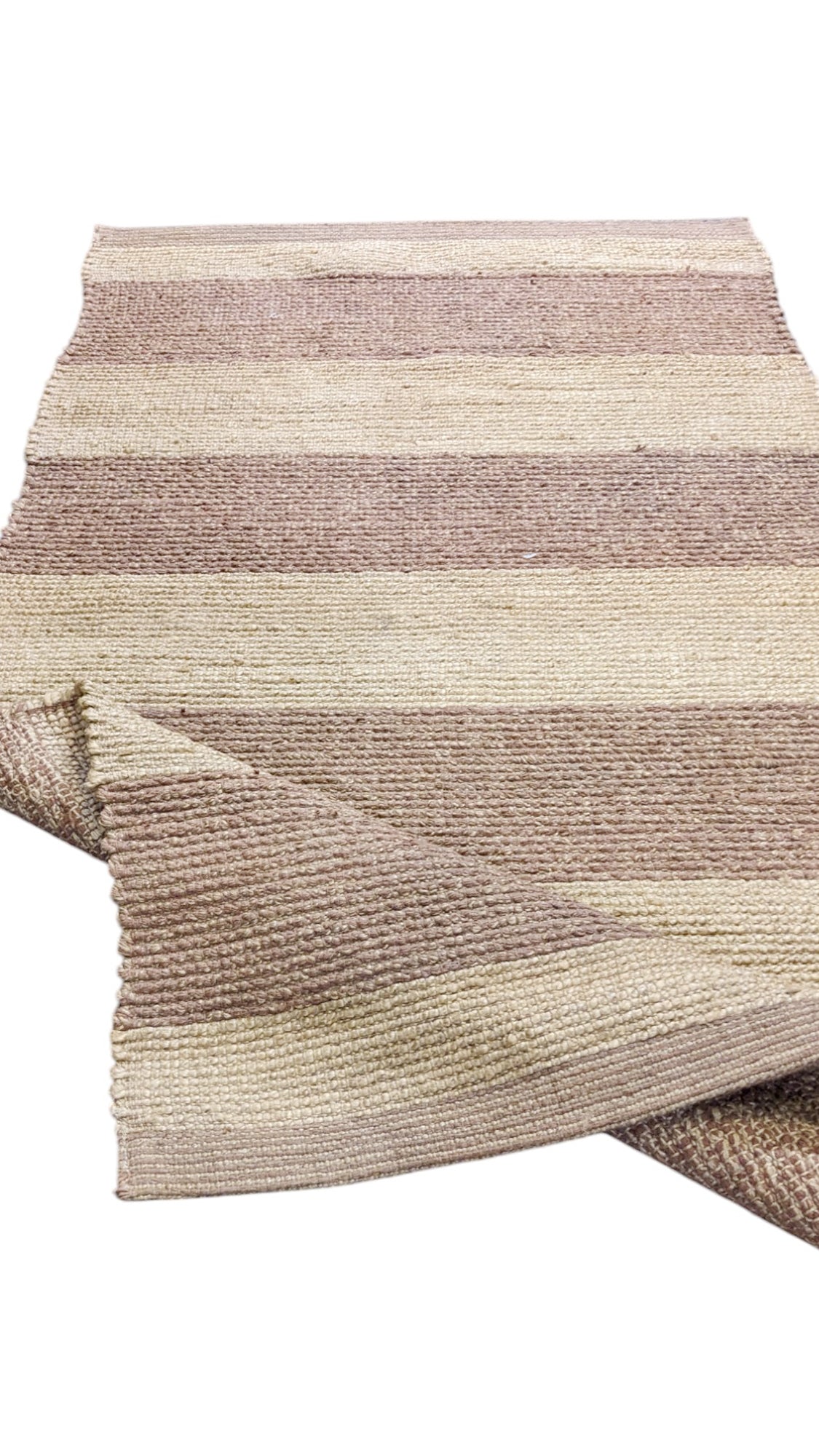 Braided Natural Jute Runner - 152 × 82 cm