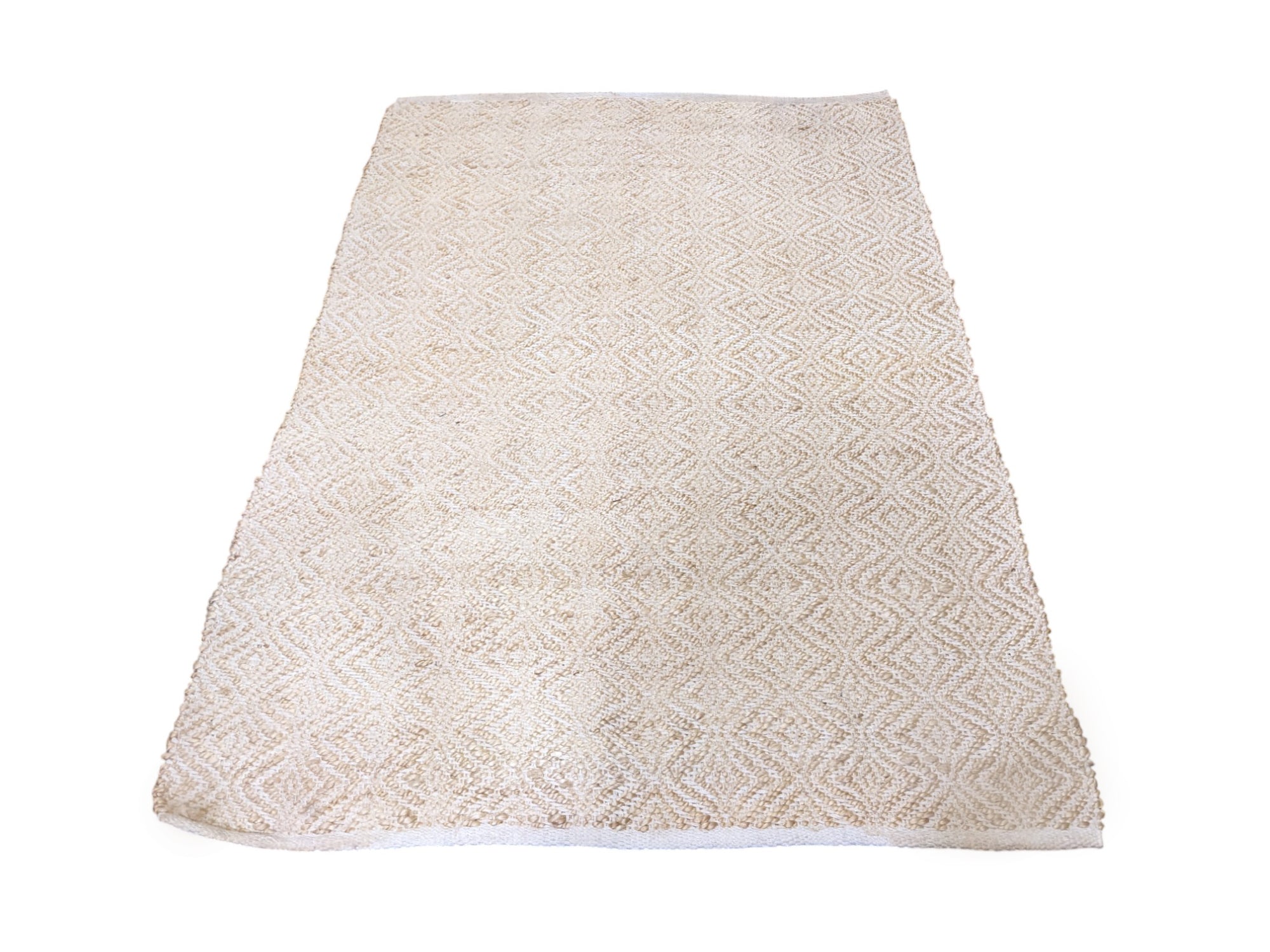 Loop Natural Jute Rug - 189 × 126 cm