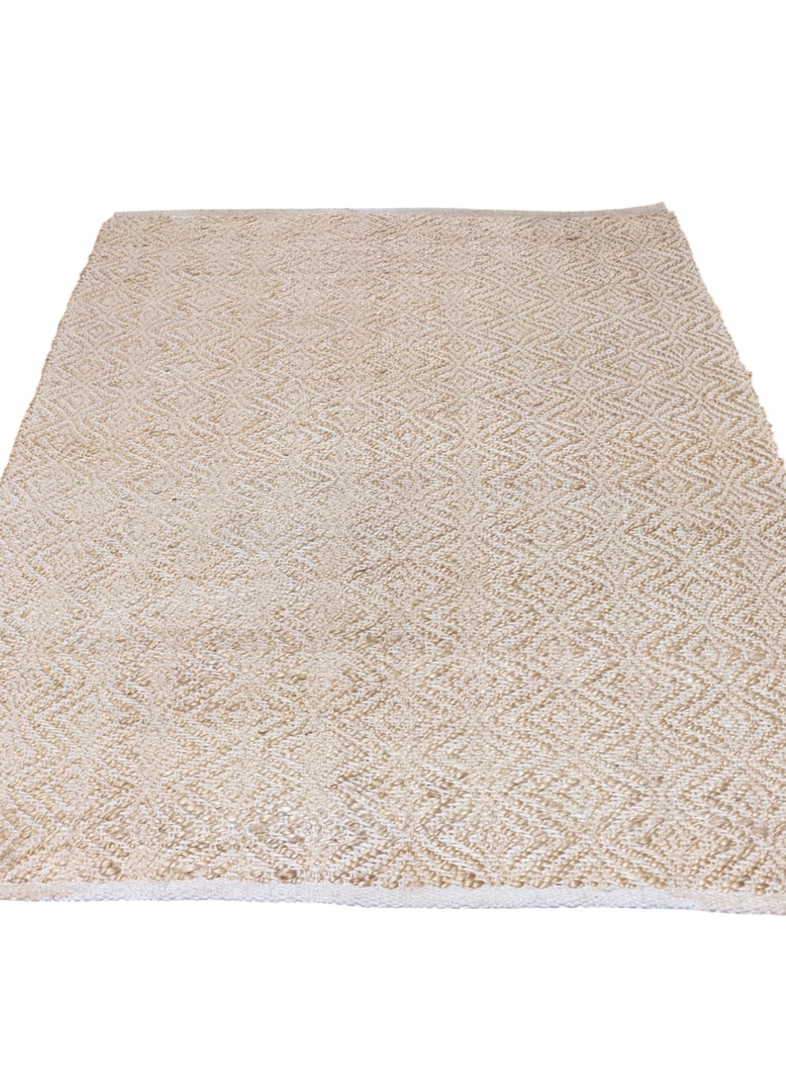 Loop Natural Jute Rug - 189 × 126 cm